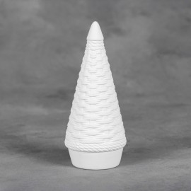 Ceramic Bisque Small Wicker Tree